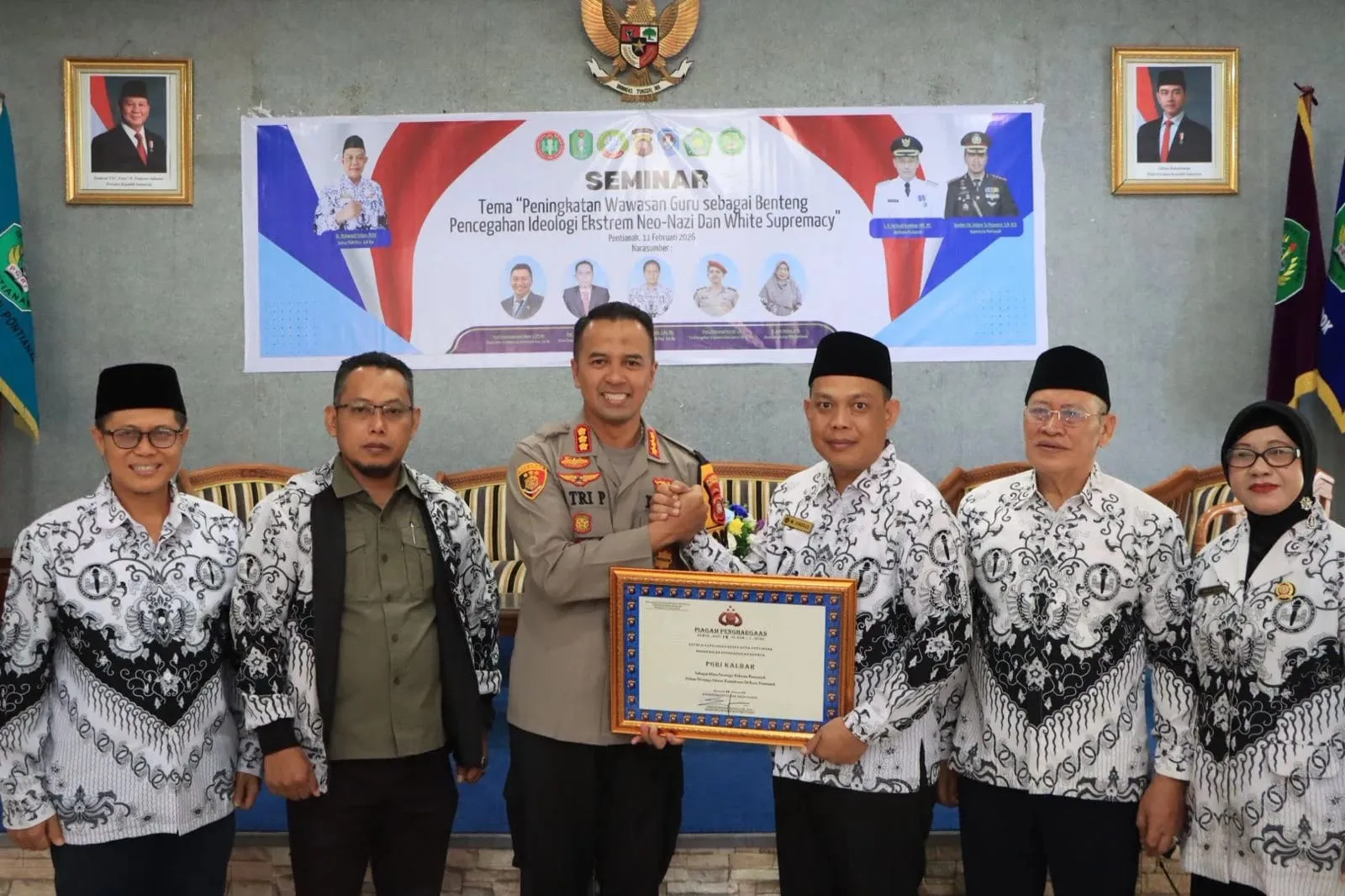 Kapolresta Pontianak Bersama PGRI Lawan Ideologi Ekstrem