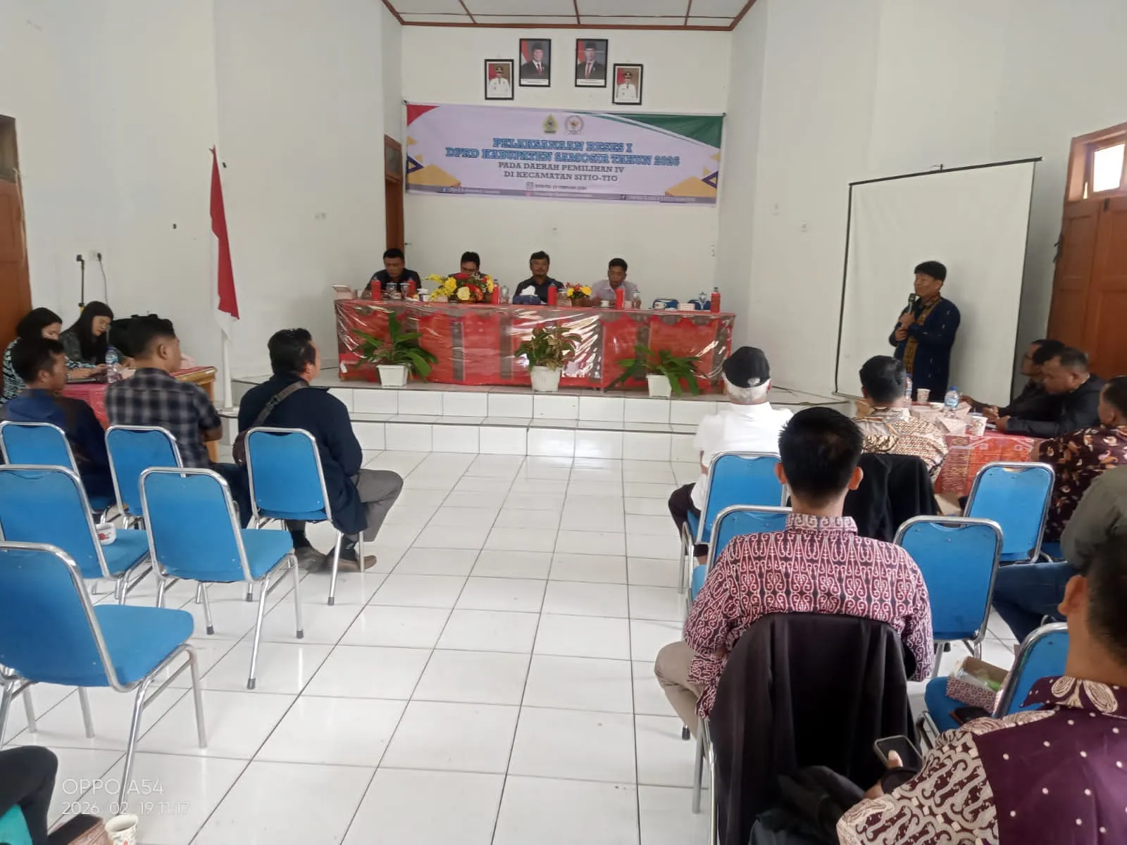 RESES I DPRD KABUPATEN SAMOSIR TAHUN 2026 DAERAH PEMILIHAN IV KECAMATAN SITIO-TIO