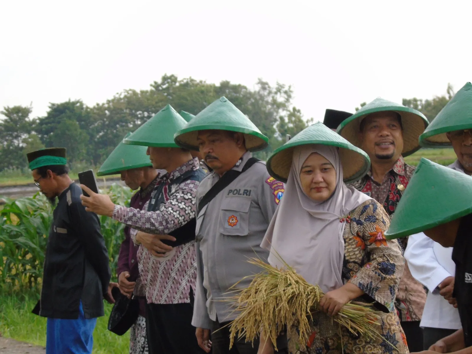 Panen Raya Dari Sawah Tumbuh Keberkahan Desa Bandung Sekaran Berlangsung Sukses.