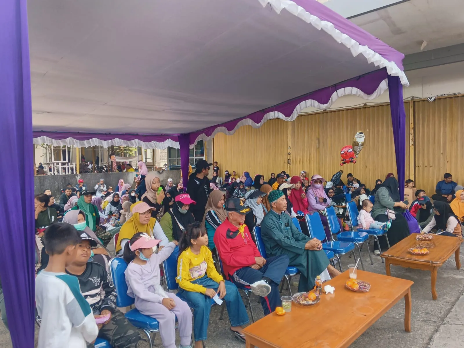 Foto : Kegiatan menyambut Bulan suci ramadhan di masjid Darulnajah Sungai raya dalam.