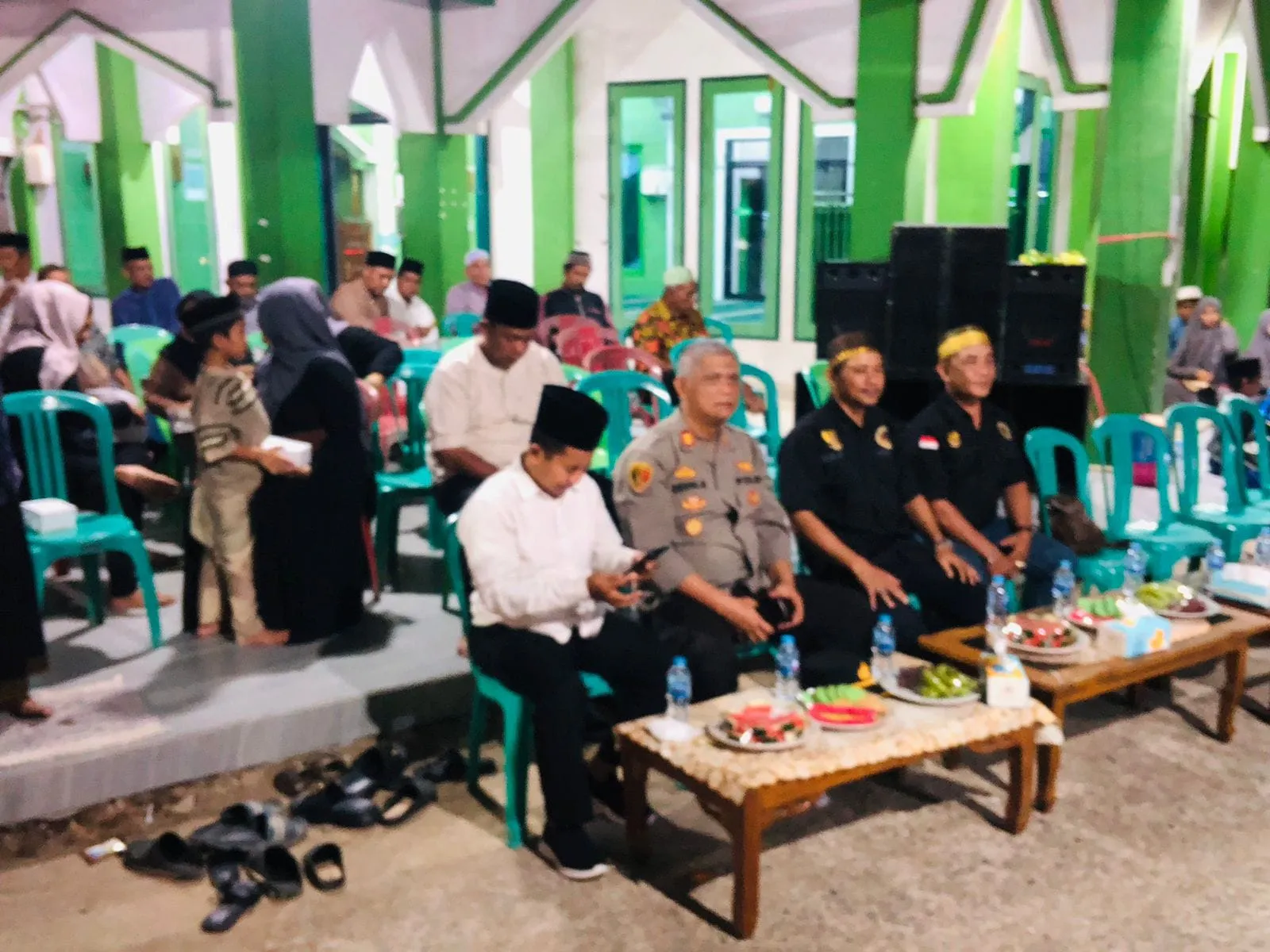 Kapolsek Pontianak kota dukung tradisi sambut bulan. Ramadhan