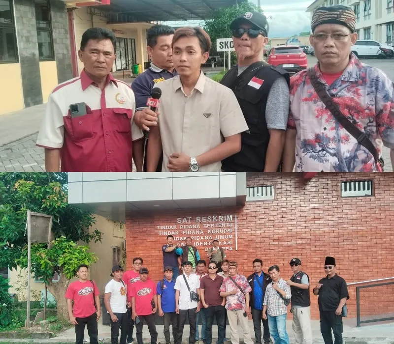 Seluruh Jurnalis Probolinggo Raya Laporkan Dugaan Penganiayaan Ke Polres Probolinggo.