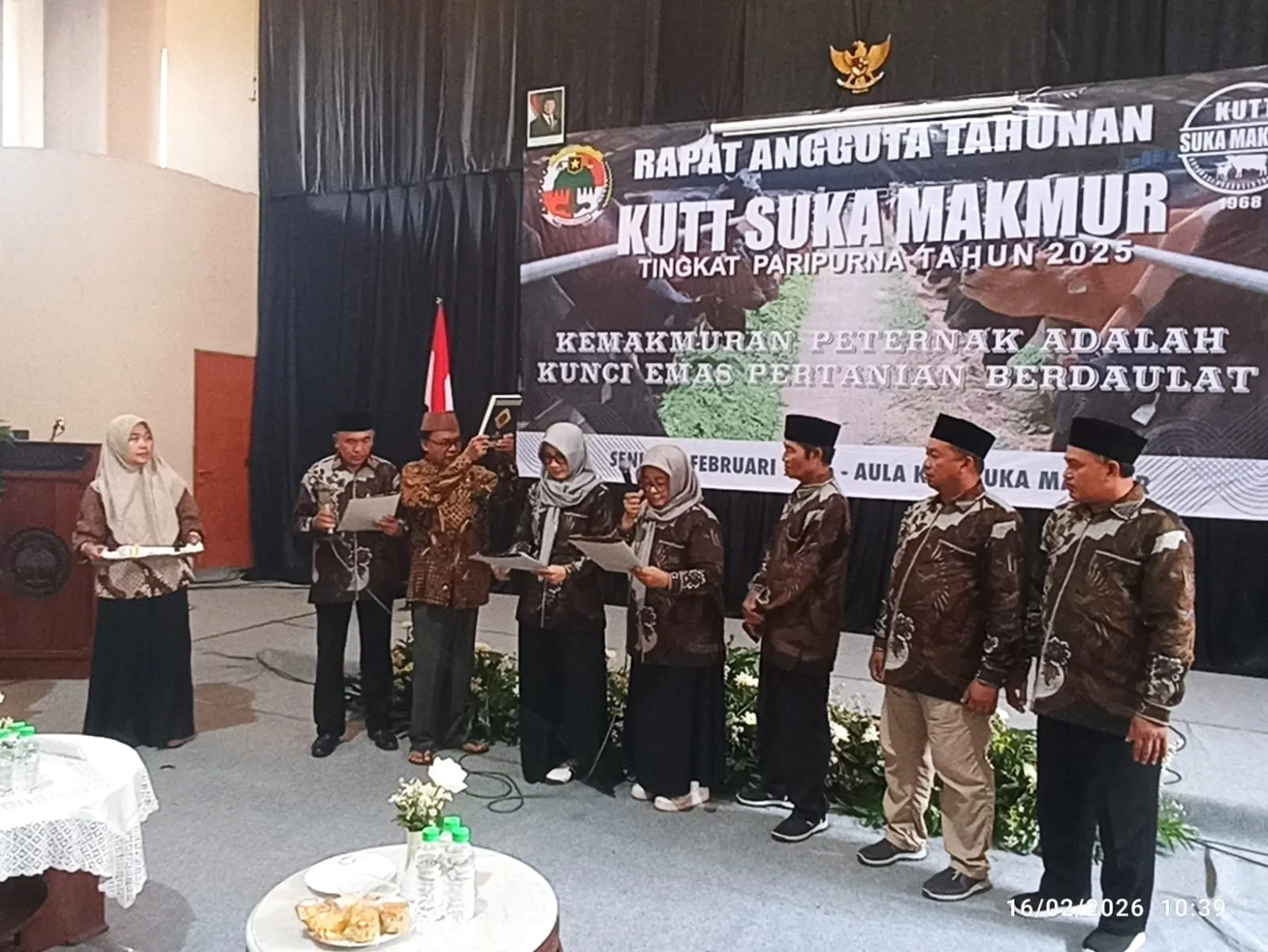 Ibu Evi Zainal Abidin Terpilih Kembali Sebagai Ketua Koperasi Usaha Tani Ternak Suka Makmur Grati