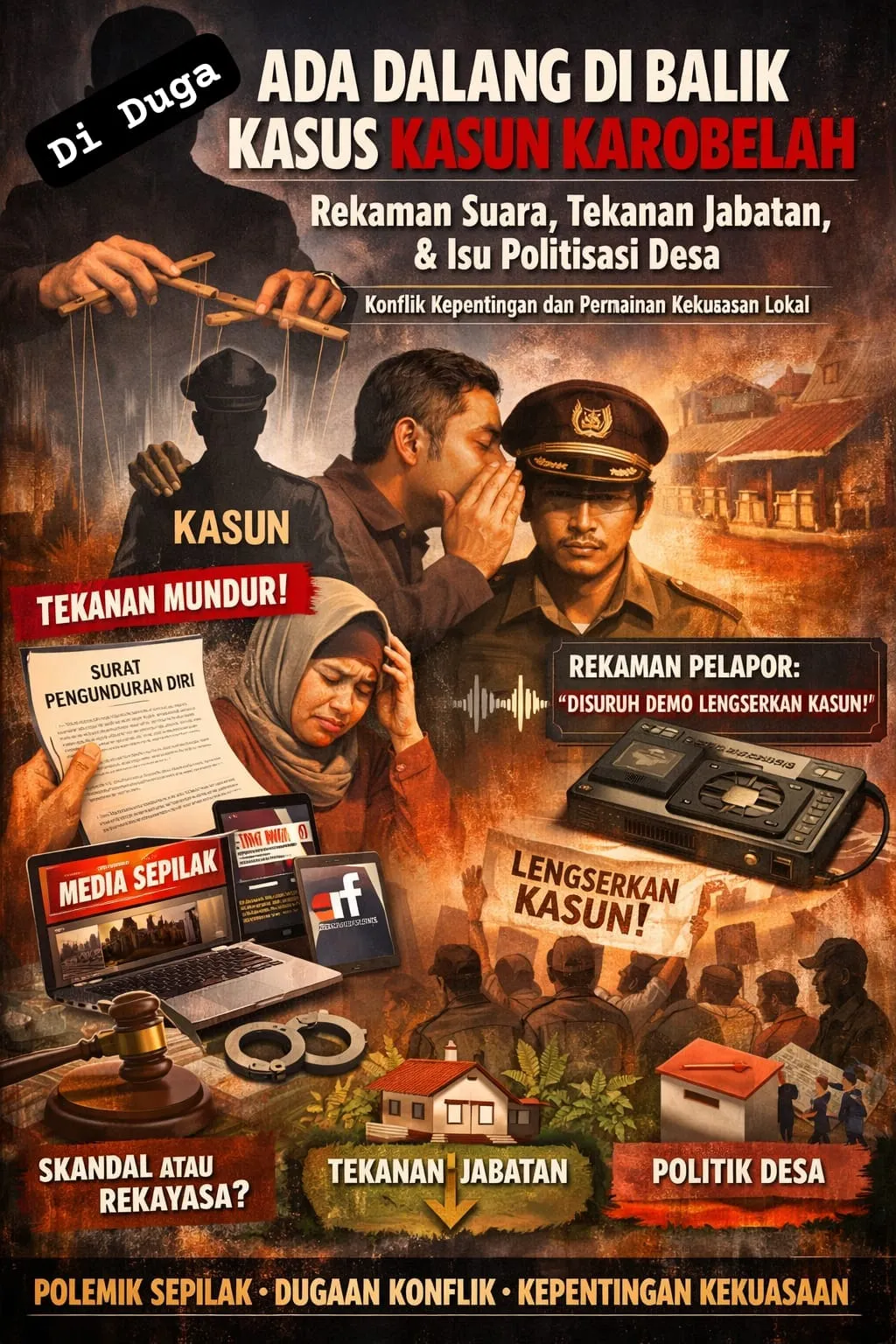 Kasus Kasun Karobelah Memanas, Muncul Rekaman Suara dan Dugaan Tekanan Jabatan