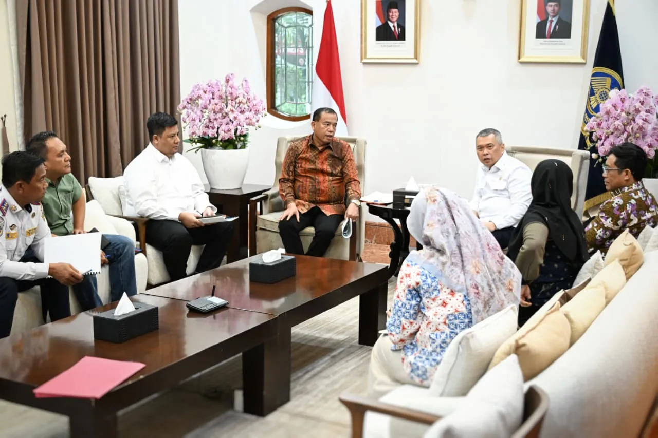 Bupati Samosir Temui Menteri Perhubungan,  Usulkan Pembukaan Jalur Penyeberangan Danau Samosir–Tongging