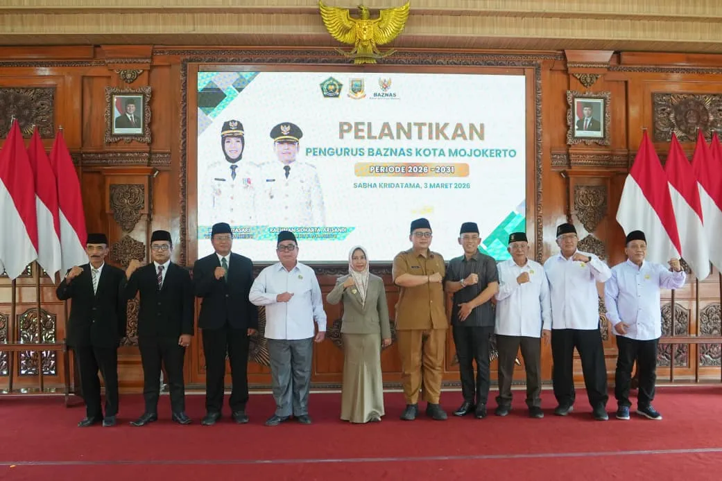 Lantik Pengurus BAZNAS Kota Mojokerto, Wali Kota Tekankan Amanah dan Integritas