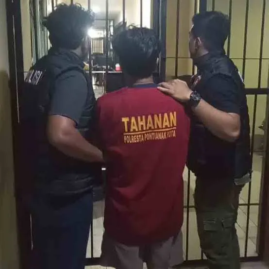Tim Jatanras Polresta Pontianak amankan terduga pelaku pencurian HP di Masjid As-Salam