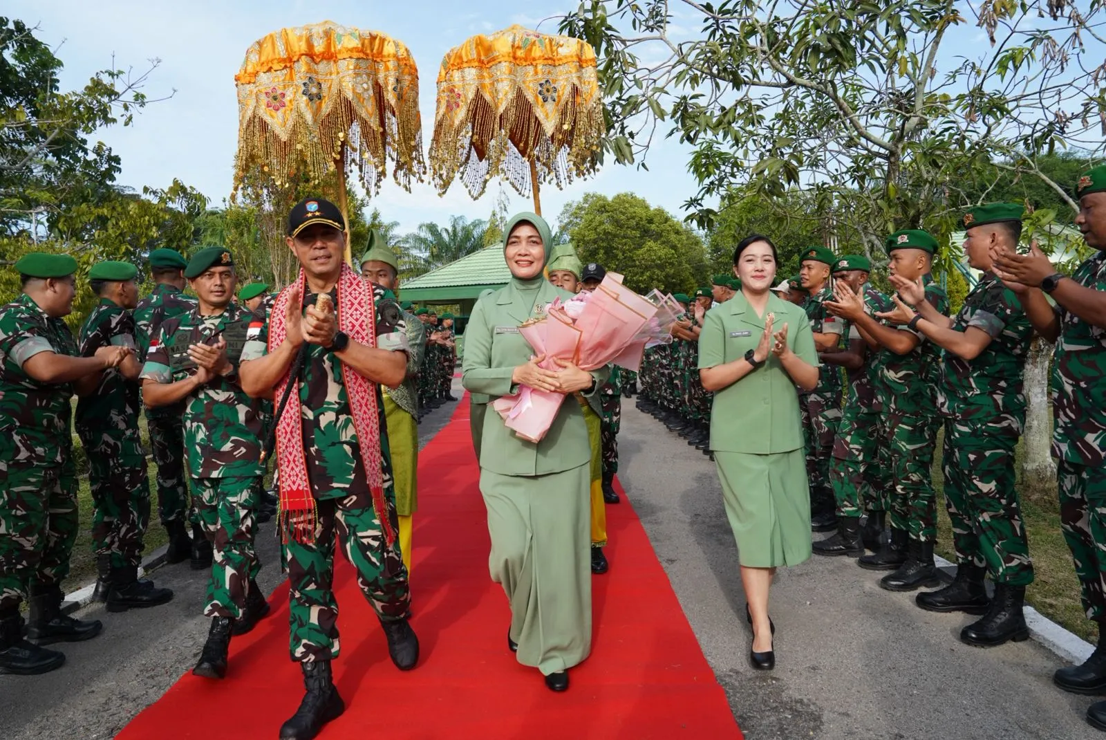 Pertegas Profesionalisme Prajurit, Pangdam XII/Tpr Kunjungi Markas Brigif 19/KH