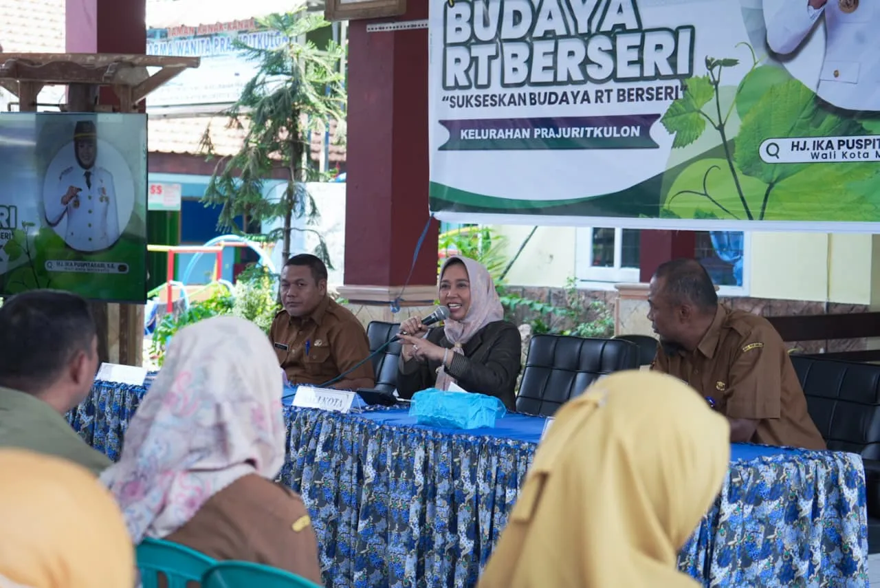 Sosialisasi Budaya, RT Berseri Kelurahan Pralon, Wali Kota Mojokerto Dorong Aktivasi Bank Sampah di Tingkat RW