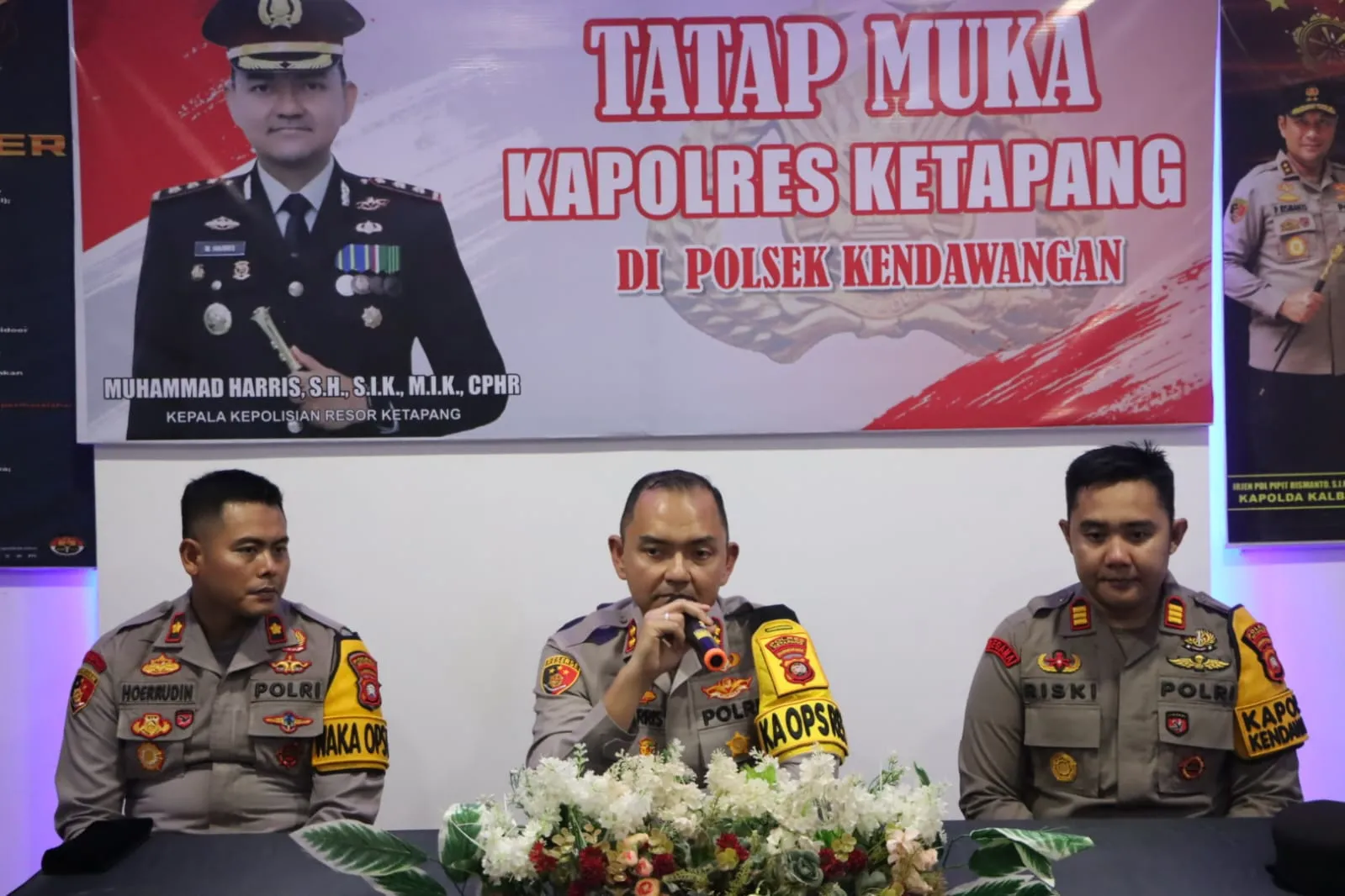 Kapolres Ketapang Gelar Tatap Muka Bersama Anggota Polsek Kendawangan