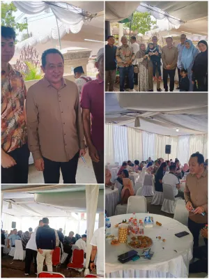 Halal Bihalal di Kediaman H.Yuliansyah Ramai Dikunjungi Masyarakat