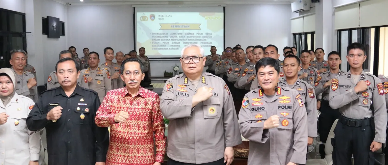 Puslitbang Polri. gelar Penelitian di Polda Kalbar