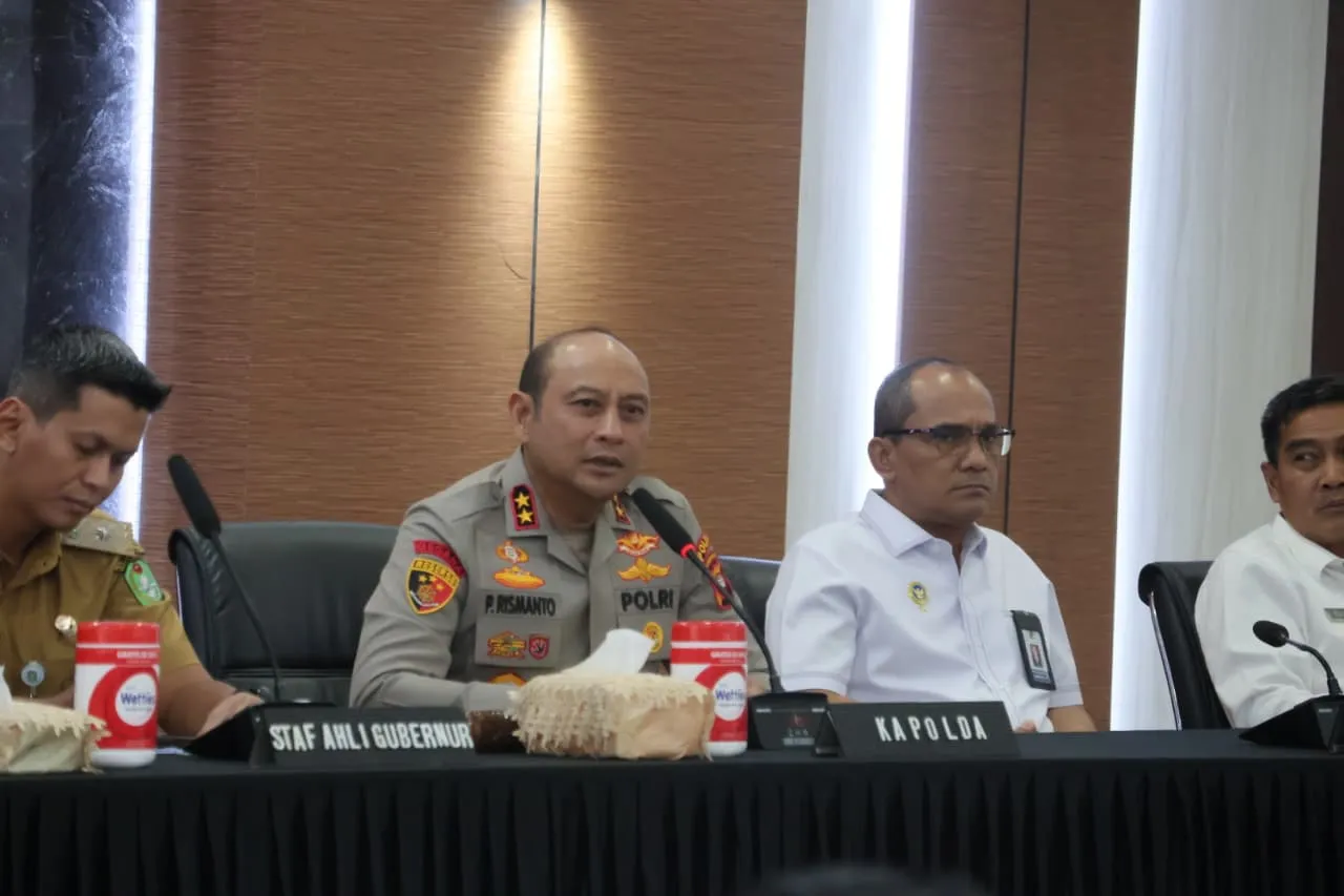 Kesiapan Polda Kalbar melakukan rakor siapkan pengamanan jelang idul Fitri 1447.h