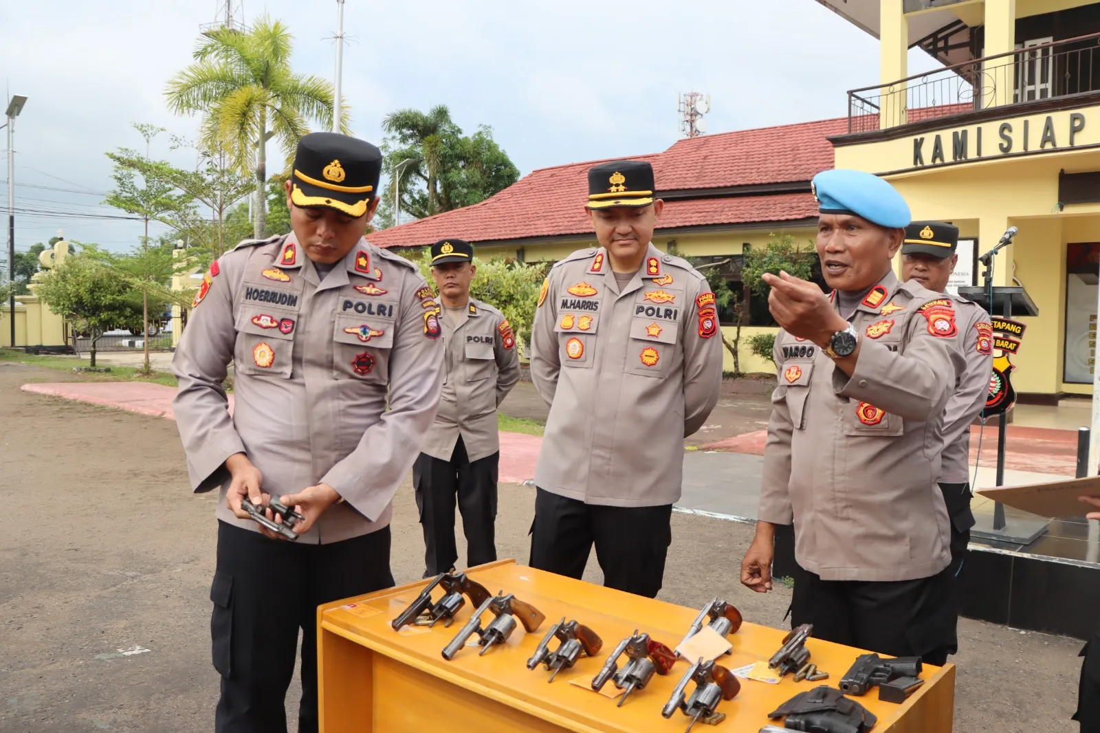 Polres Ketapang ikut serta pemeriksaan senjata api