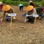 Polres Kubu raya Tanam.jagung untuk wujudkan swasembada pangan