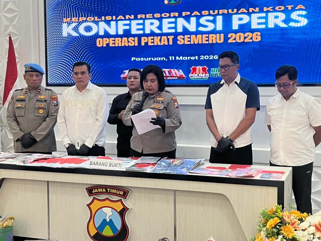 Polres Blitar Bongkar Peredaran Narkoba, Sita 230,23 gram Sabu dan 14.447 Butir Pil LL