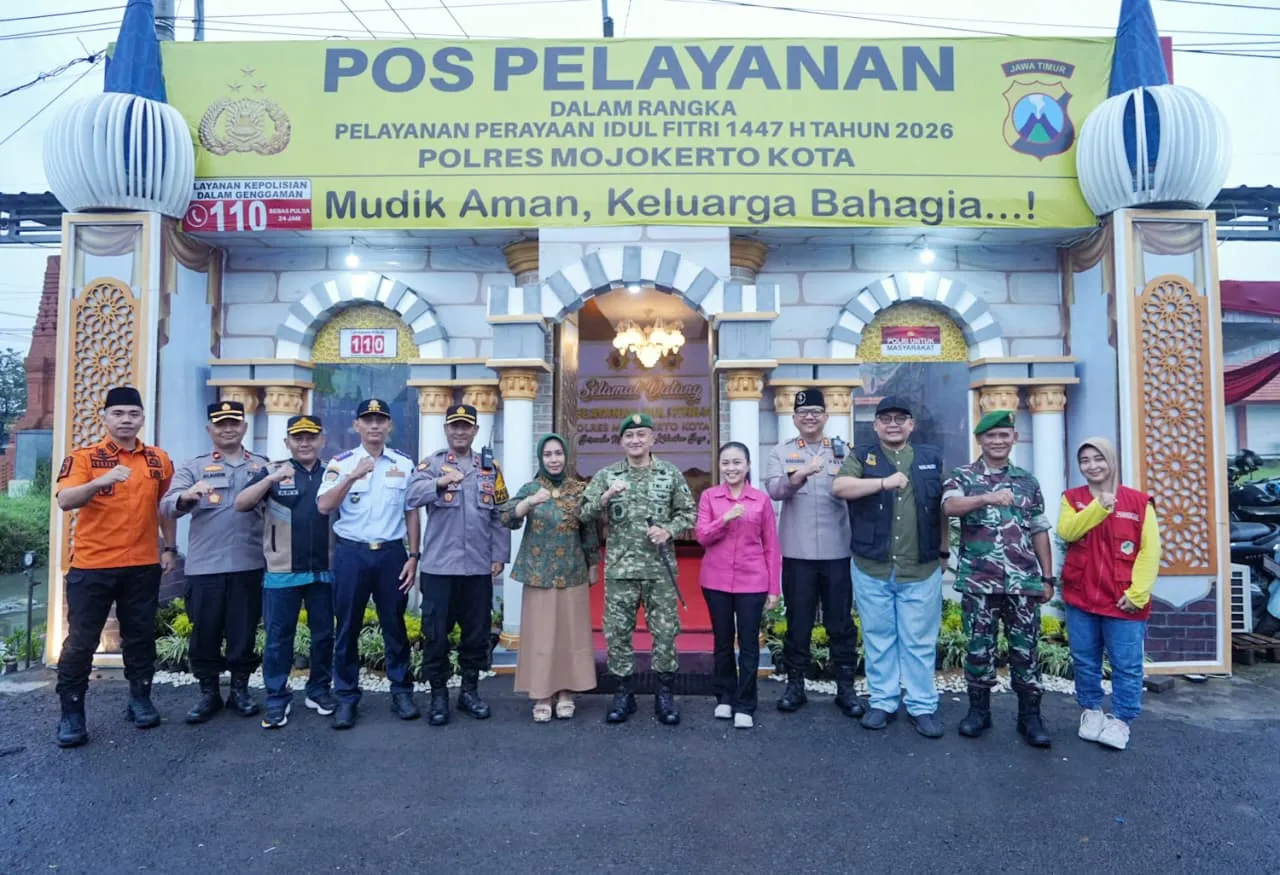 Cek Pos Lebaran, Wali Kota Mojokerto Pastikan Layanan untuk Pemudik Siaga Penuh