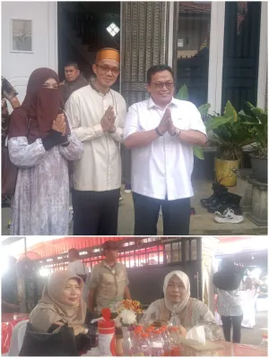 Kegiatan open house dikediaman wakil bupati kubu raya berjalan lancar