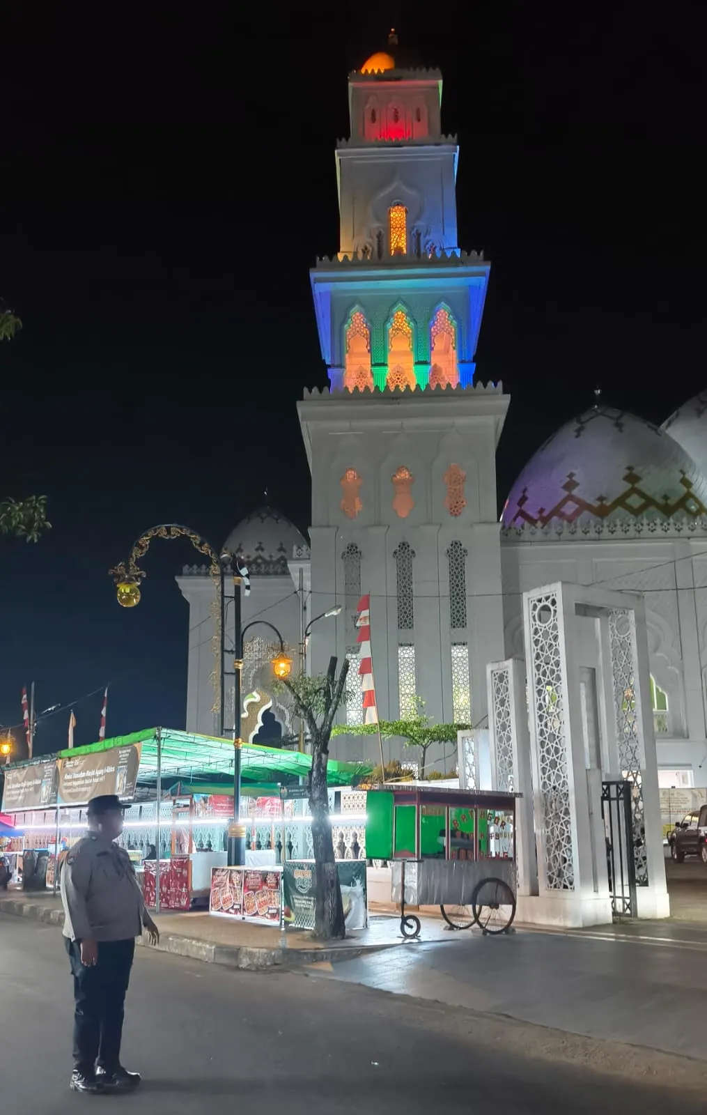 Polres Ketapang Intensifkan Pengamanan Ibadah Sholat Tarawih di Wilayah Kecamatan Delta Pawan