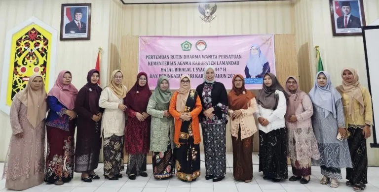 DWP Kemenag Lamandau Gelar Pertemuan Rutin Halal Bihalal dan Peringati Hari Kartini Ke- 147 Tahun 2026