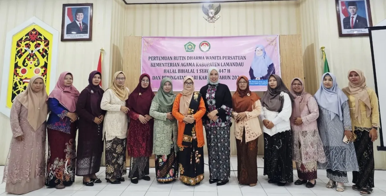 DWP Kemenag Lamandau Gelar Pertemuan Rutin Halal Bihalal dan Peringati Hari Kartini Ke- 147 Tahun 2026