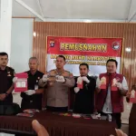 Polres Lamandau Musnahkan BB Narkotika Jenis Sabu Pil Inex dan Jenis Etomidate