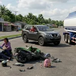 Niat Dahului Motor, Mobil SUV Nissan Malah Sebabkan Tabrakan Beruntun di Ambawang, Begini Kondisi Korban