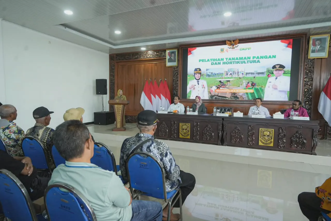 Perkuat Ketahanan Pangan, Petani Mojokerto Mendapat Pelatihan Tanaman Pangan dan Hortikultura