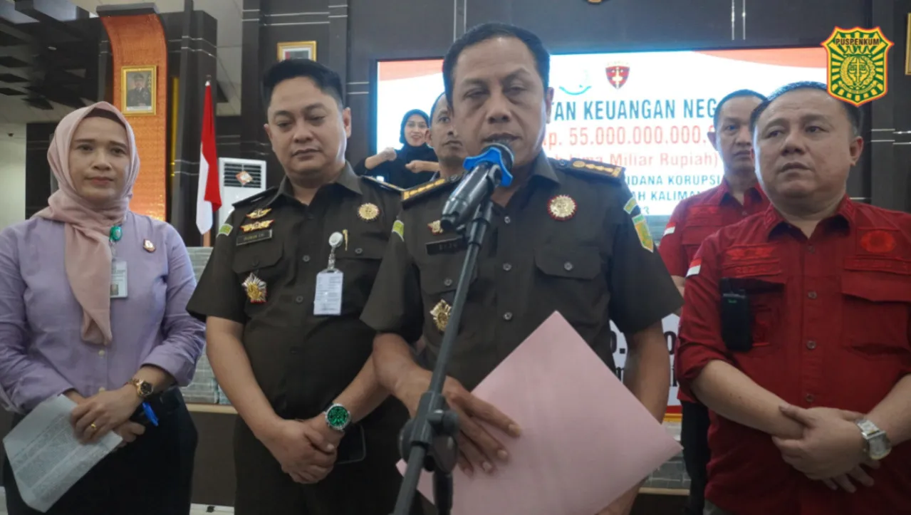 Kejaksaan Tinggi Kalimantan Barat Kembali Selamatkan Uang Rp,55 Miliar, Hasil Skandal Bauksit