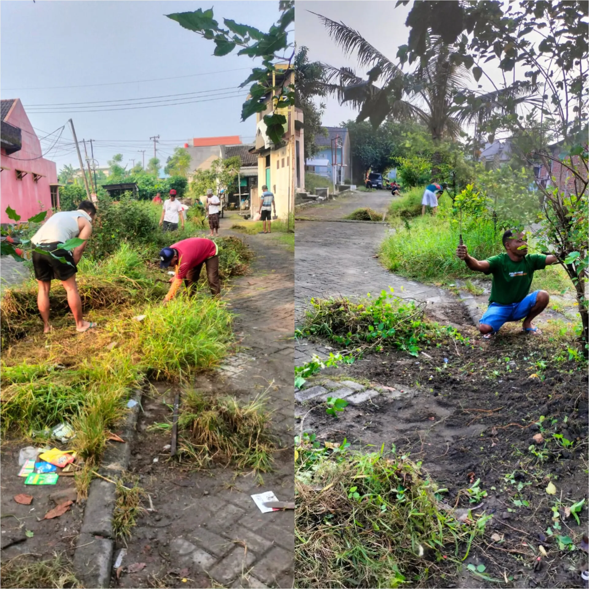 Wujudkan Lingkungan bersih, Warga Perumahan The Lotus Gelar Kerja Bakti