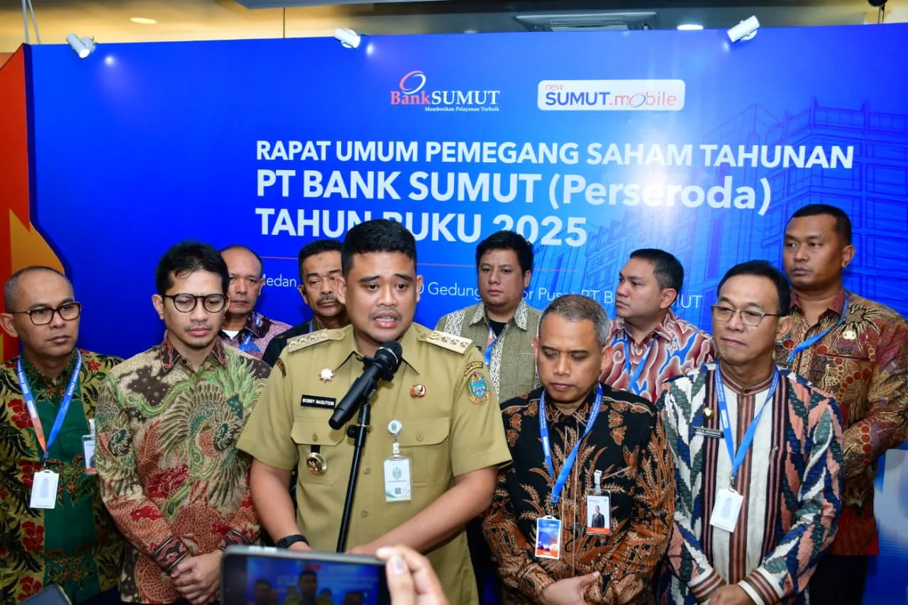 Hadiri Rapat RUPS, Bupati Samosir Dukung Bank Sumut Naik Kelas