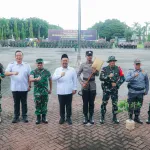 Bupati Gresik Pimpin Upacara Pembukaan Program TMMD ke-128, Fokuskan RTLH, JPD, dan JUT