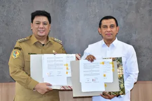 Bupati Samosir Terima Hibah Aset  Dari Kementerian PU