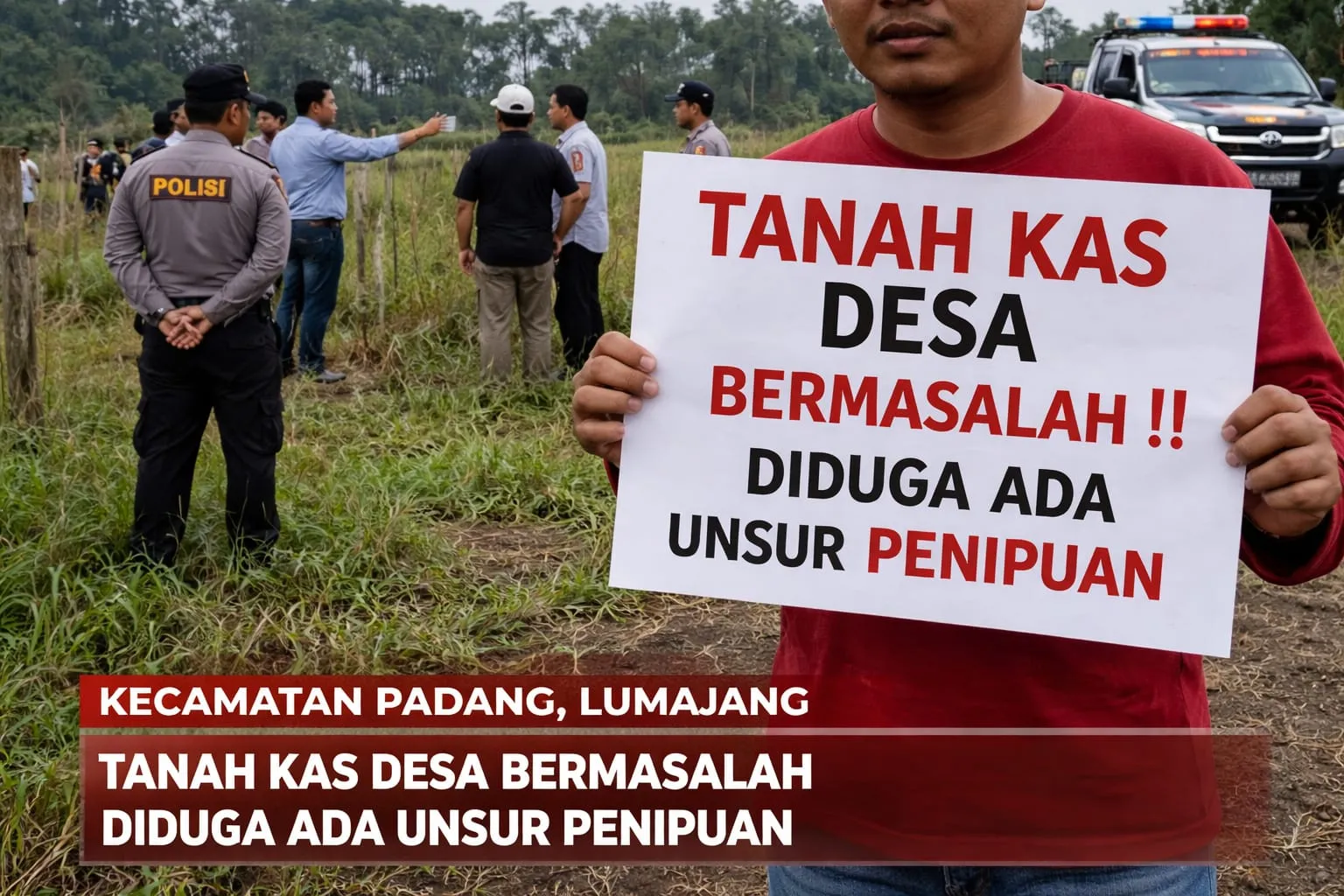 Dugaan Penipuan TKD Mandek 5 Bulan, Oknum Kades di Lumajang Disorot