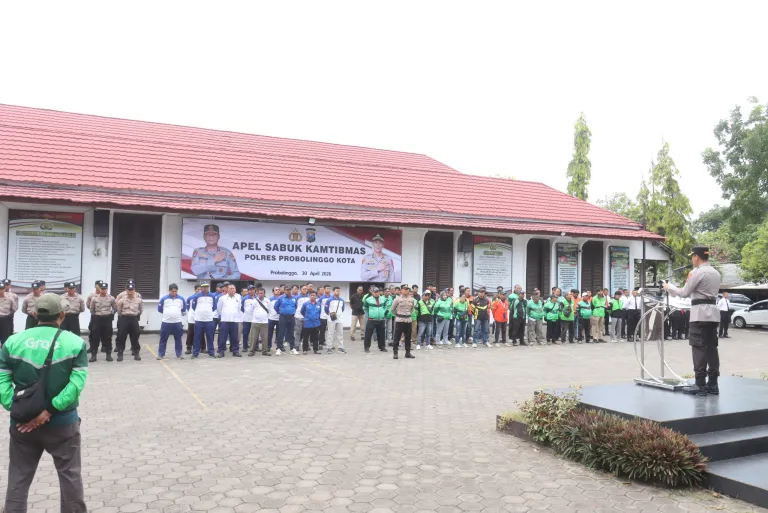 Polres Probolinggo Kota Gandeng Buruh dan Ojol Perkuat Sabuk Kamtibmas