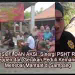 Filosofi dan Aksi: Sinergi PSHT Rayon Panyeppen dan Gerakan Peduli Kemanusiaan Menebar Manfaat di Sampang