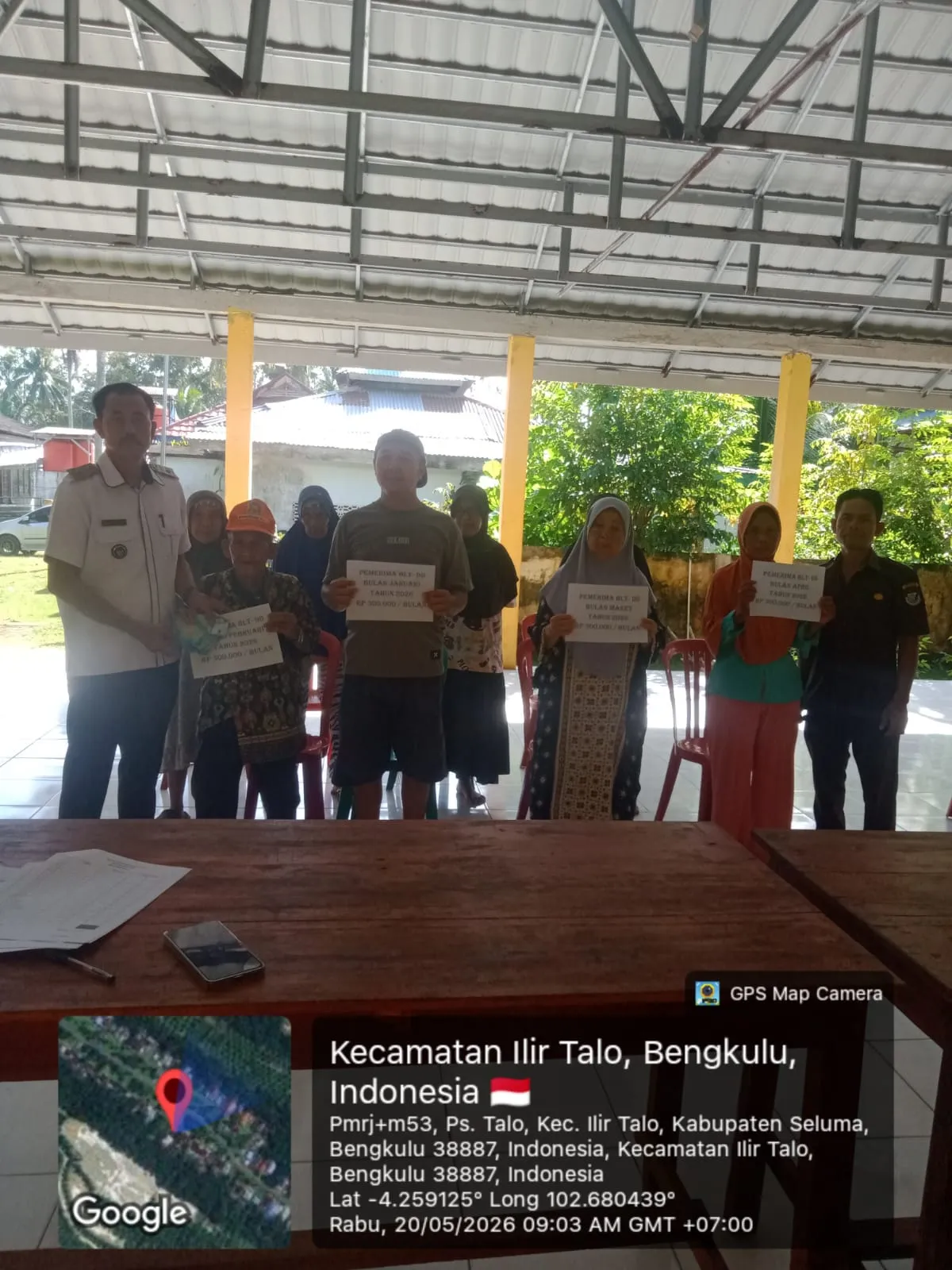 Penyaluran BLT DD di desa Pasar Talo Sukses Tepat Sasaran Tahap 1 2026