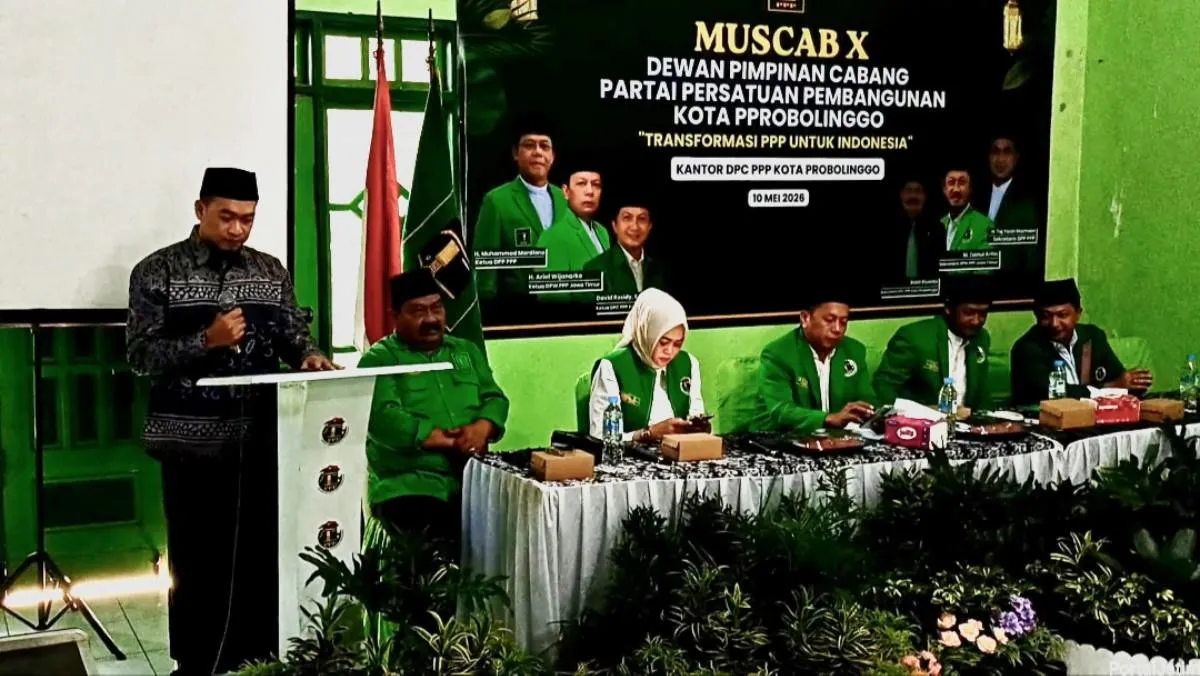Momentum Kebangkitan Menuju 2029: Muscab X PPP Kota Probolinggo Digelar Meriah, Ditandai Aksi Paramotor