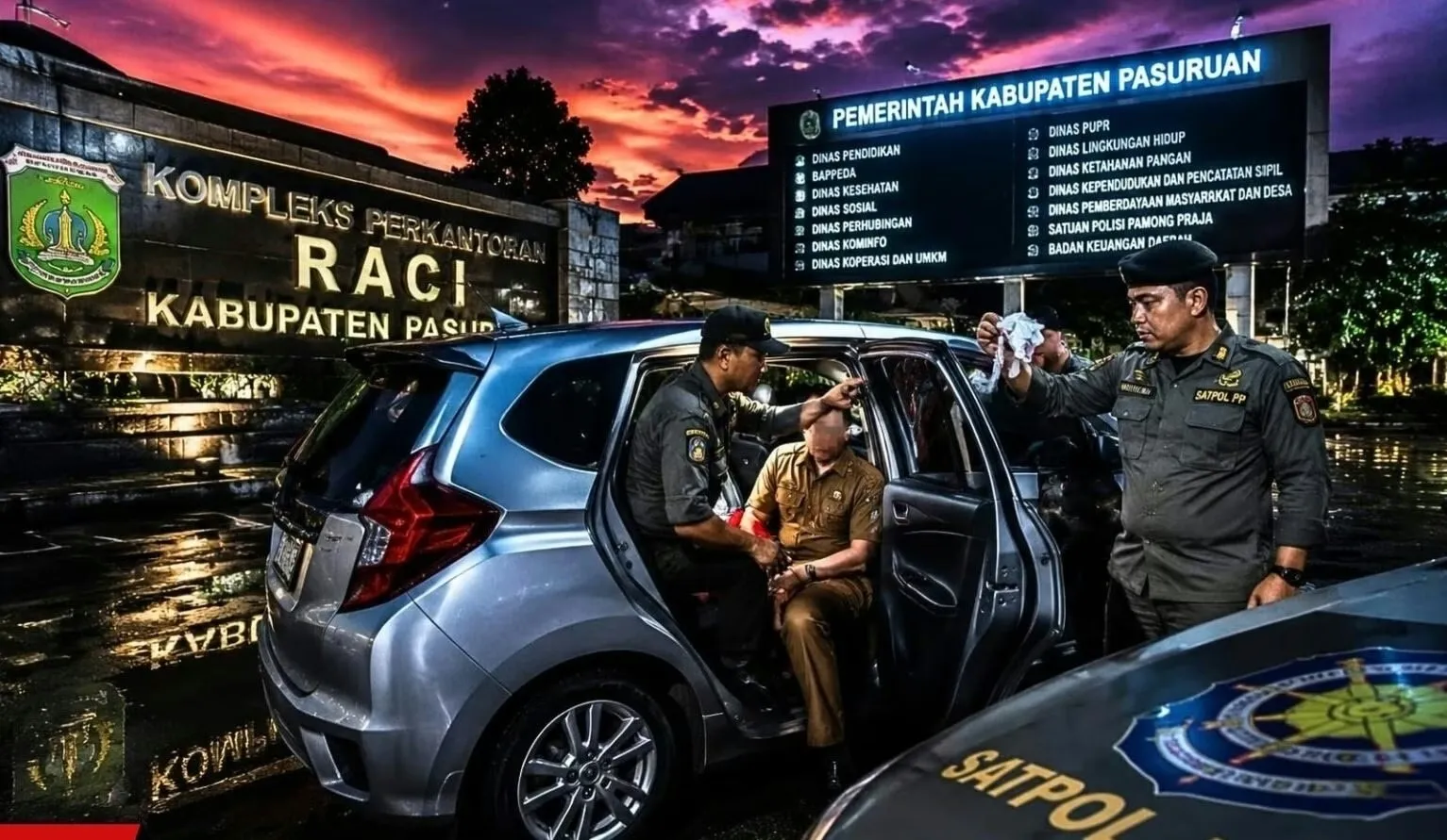 Gawat Oknum Pegawai Dispendik Kabupaten Pasuruan Diduga Ngik Ngik Didalam Mobil Dinas