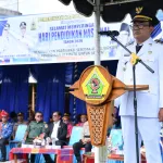Wabup Samosir Pimpin Upacara Hardiknas 2026, Ulos Warnai Semangat Pendidikan dan Budaya
