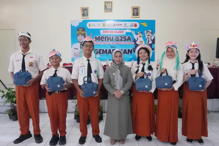 Sosialisasi B2SA Digelar Sekolah, Wali Kota Ajak Pelajar Kota Mojokerto Pilih Jajanan Sehat
