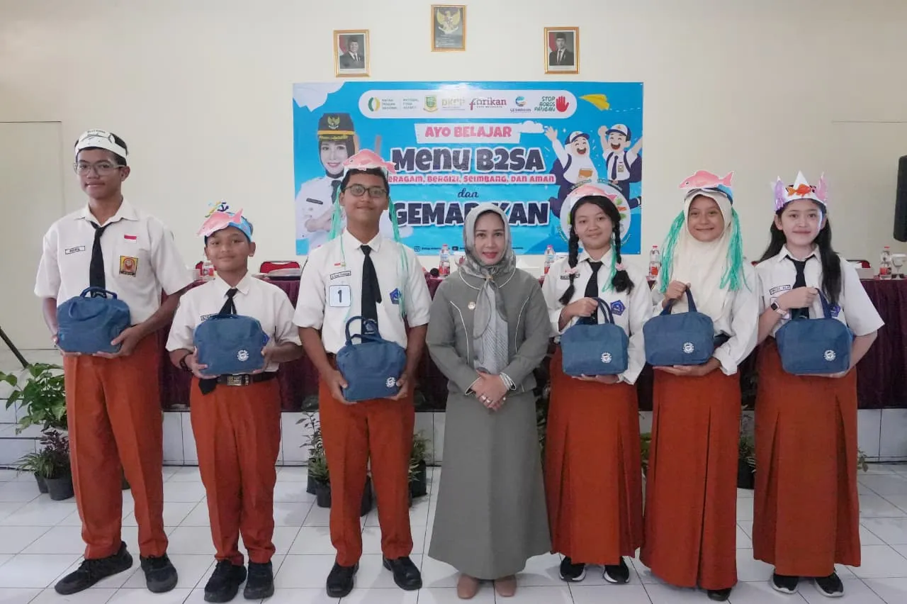 Sosialisasi B2SA Digelar Sekolah, Wali Kota Ajak Pelajar Kota Mojokerto Pilih Jajanan Sehat