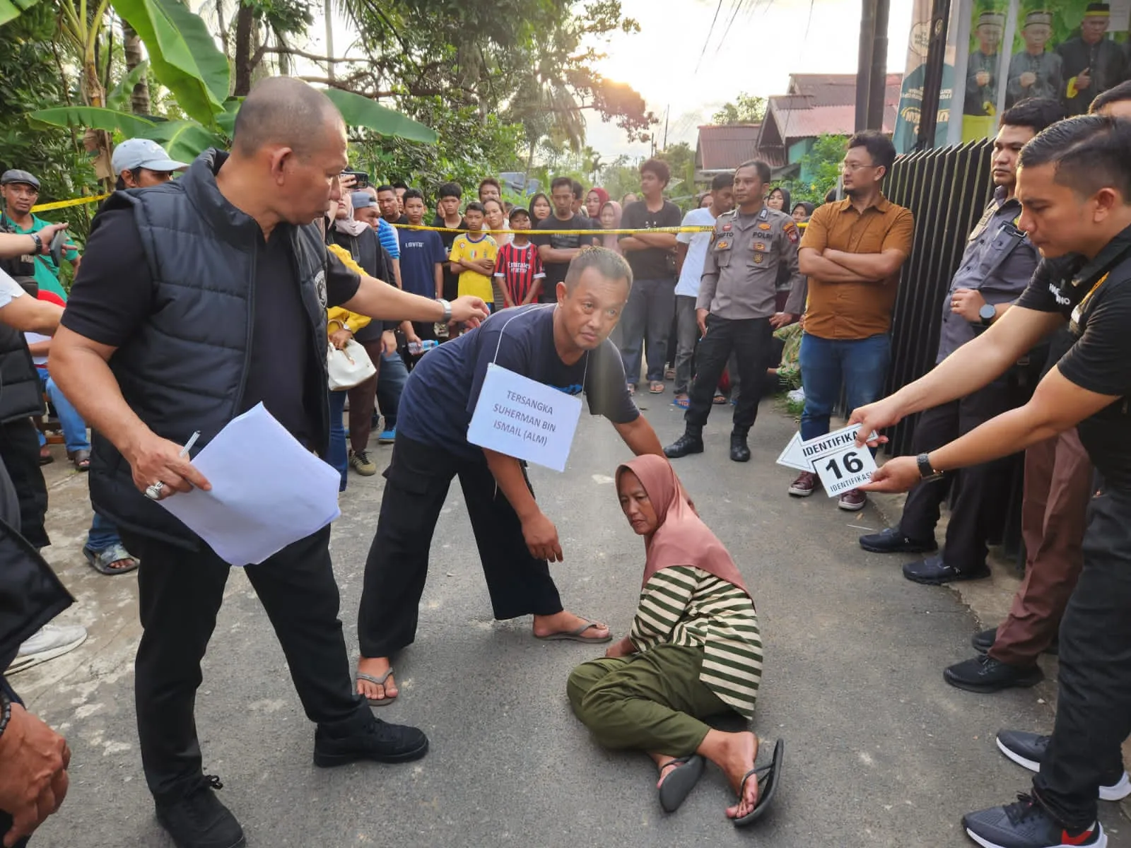 Polsek Pontianak Utara Gelar Rekonstruksi Kasus Dugaan Pengeroyokan di Batu Layang