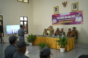 Wali Kota Mojokerto Ajak Satlinmas Waspadai Provokasi dan Hoaks di Lingkungan Masyarakat