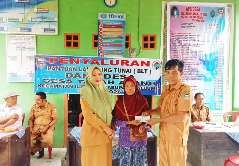 Pemdes Tanah Abang Salurkan BLT-DD Tahun 2026 Jelang Idul Adha,kepada (10) KPM Warga bersyukur Terbantu Penuhi kebutuhan Hidup
