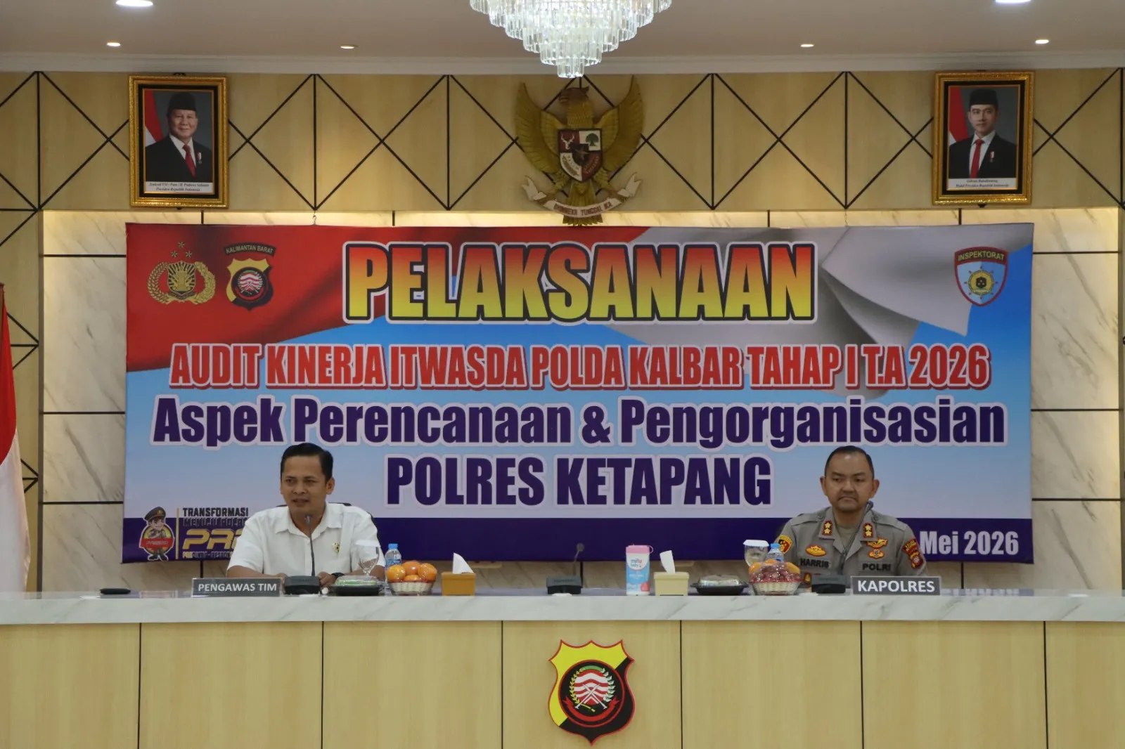 Polres Ketapang Tutup Kegiatan Audit Kinerja Tahap I 2026