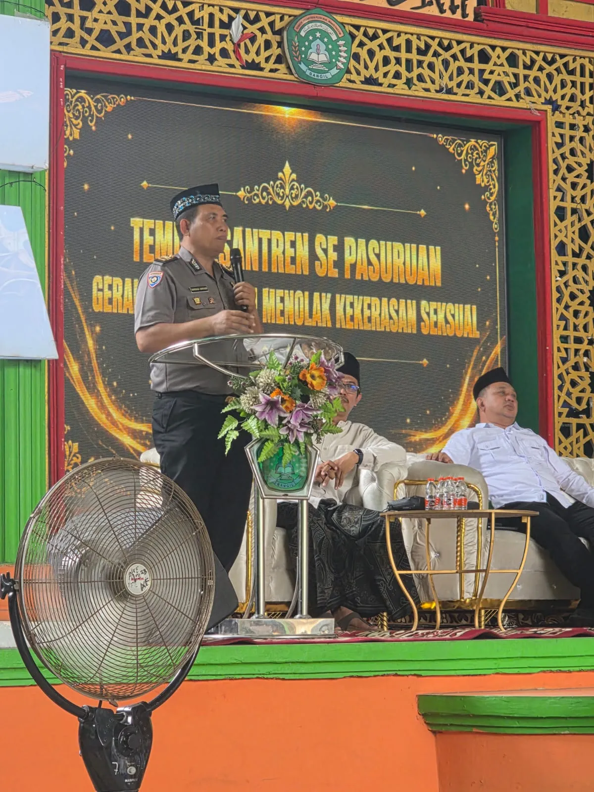 Polres Pasuruan Sebagai Nara Sumber Gerakan Pesantren Tolak Kekerasan Seksual Menggema di Pasuruan