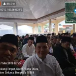 Warga Desa Talang Empat, Korban hari raya idul Adha sebanyak 19 ekor hewani walaupun di berada di daerah terpencil dan Jalan kategori sangat tidak layak