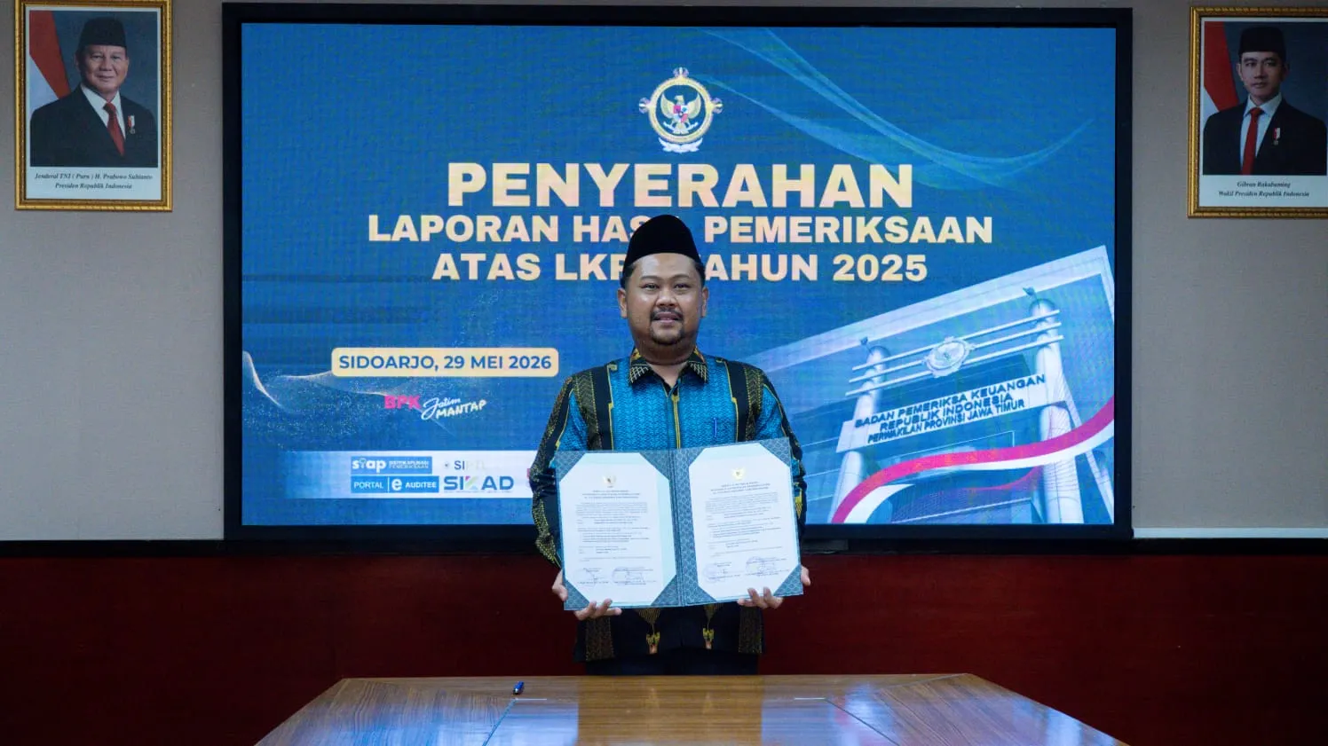 Gresik Raih WTP untuk Kali ke-11 Berturut-Turut