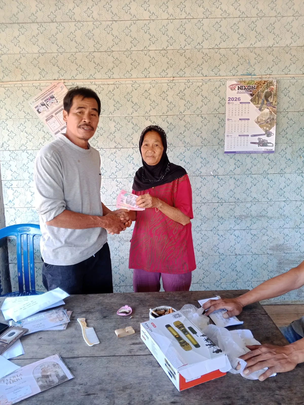 Penyaluran BLT Dana Desa Bulan Januari Hingga April di Desa Padang Capo Ilir Berjalan Lancar sebanyak (10) KPM Terima Bantuan